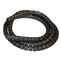 Axessline Cable Tube - Ø 25 mm, 2 m, inklusive kabellots, svart