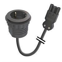 Powerdot Mini 50 - 1 socket type F, GST-18i3, black